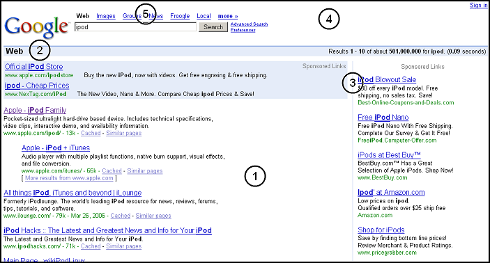 Old Google Design